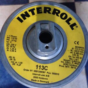 Двигатель Interroll 524мм*113мм